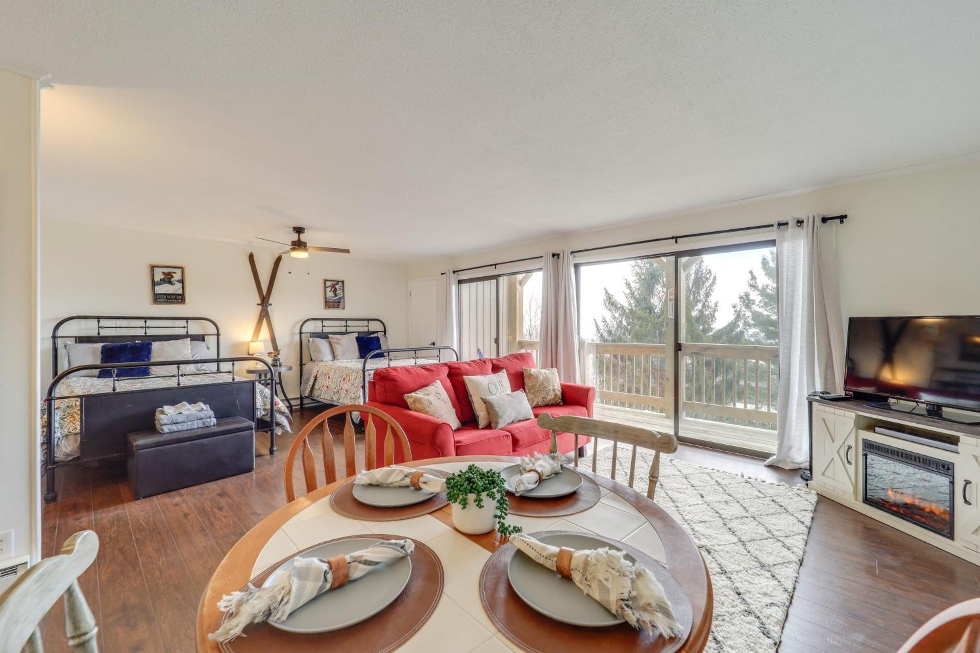 Beech Mountain Studio With Balcony Less Than 1 Mi To Skiing! Exterior foto