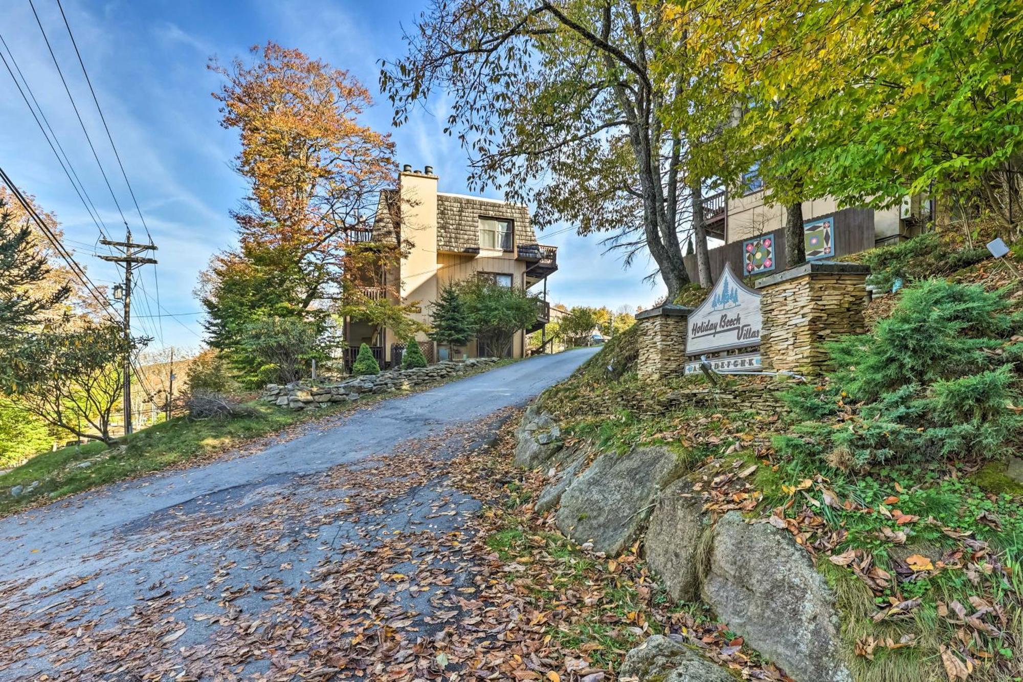 Beech Mountain Studio With Balcony Less Than 1 Mi To Skiing! Exterior foto